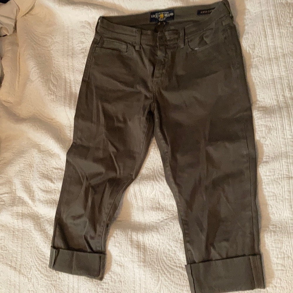 Lucky brand sophi capris size 10